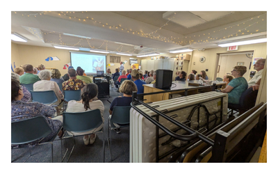 Octagon House program at the library.