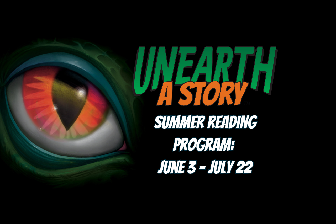 Dinosaur eye and Summer Reading Program.