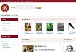 literary reference center database