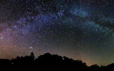Picture of stars filling the night sky